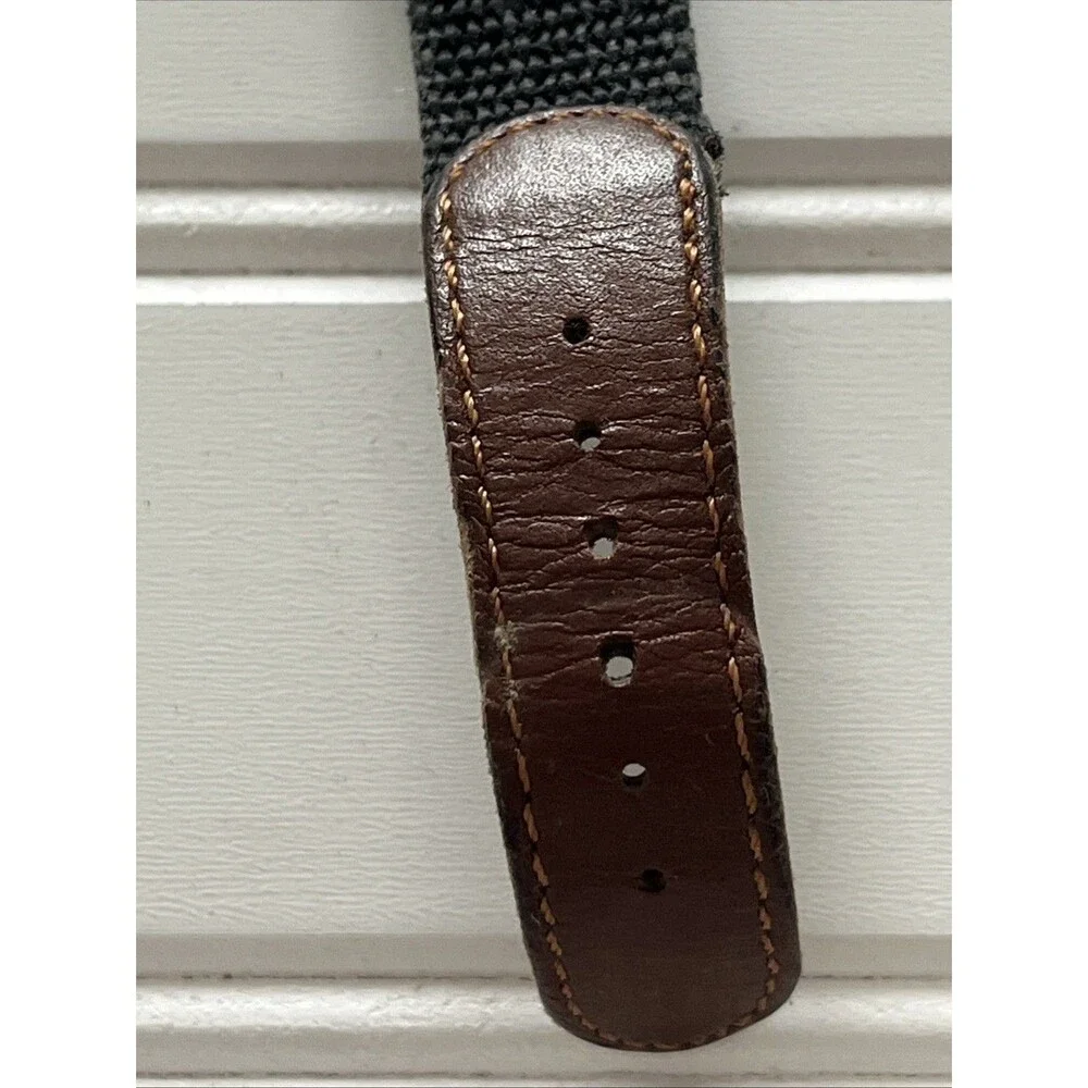 Timex Indiglo Watch Women's Vintage Analog Quartz Brown Leather Gold Tone